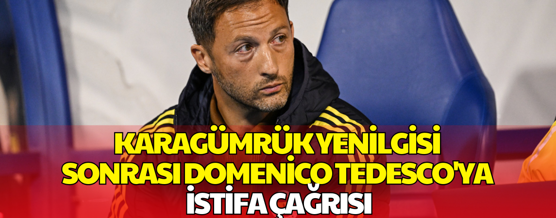Taraftarlardan Domenico Tedesco'ya İstifa Çağrısı