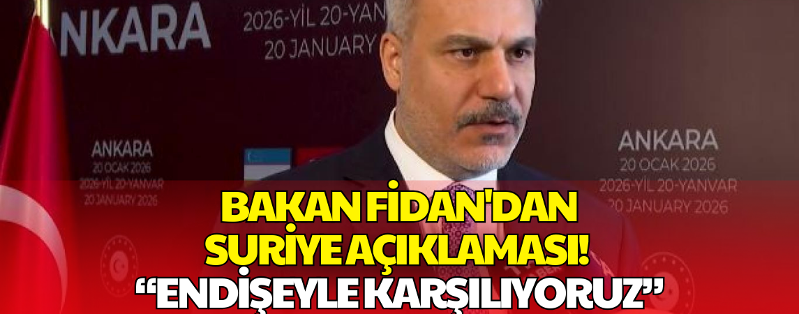 Bakan Fidan’dan Suriye Vurgusu: 18 Ocak Mutabakatını Destekliyoruz