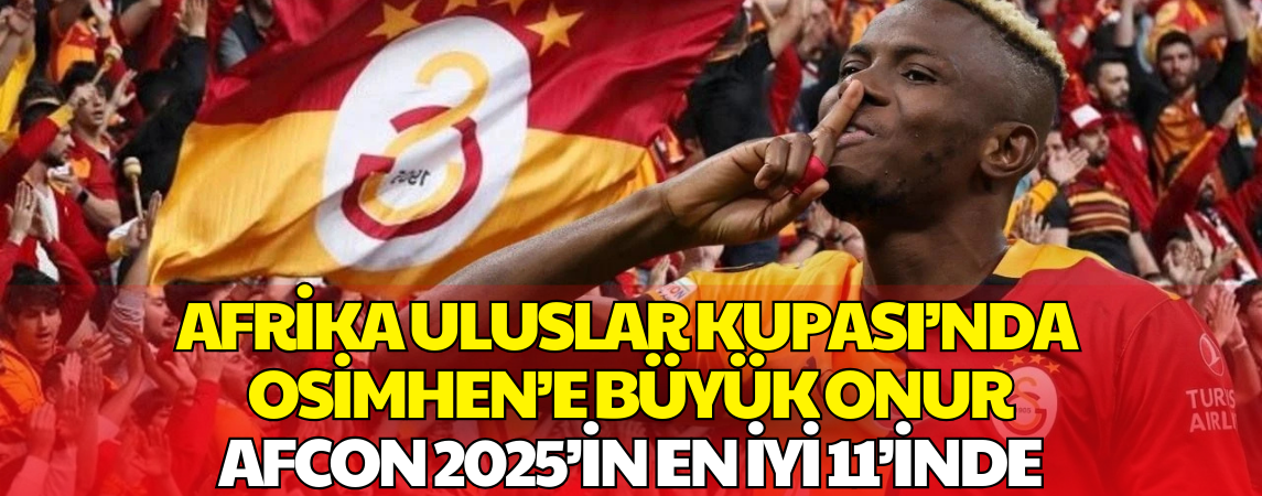Osimhen’e Afrika Uluslar Kupası’nda Prestijli Ödül